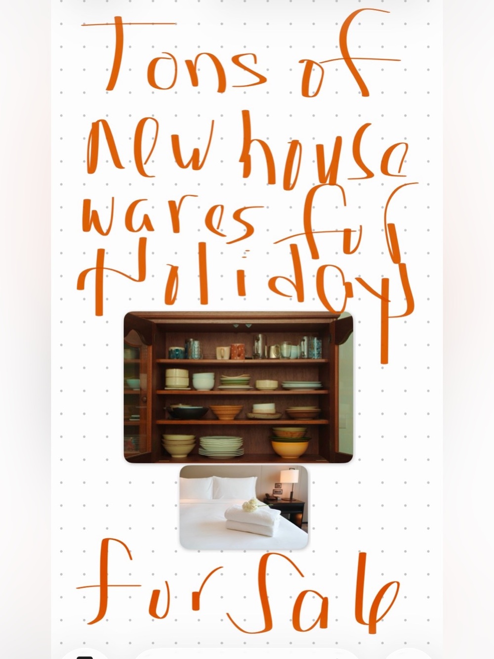 Do your HOLIDAY SHOPPING Early! I have tons of beautiful, functional pieces. EC